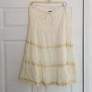 🔥 2/$15 Light Yellow Maxi Skirt